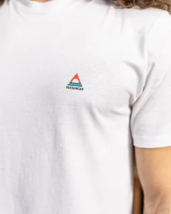 T-shirt en coton recyclé avec logo classique - Blanc