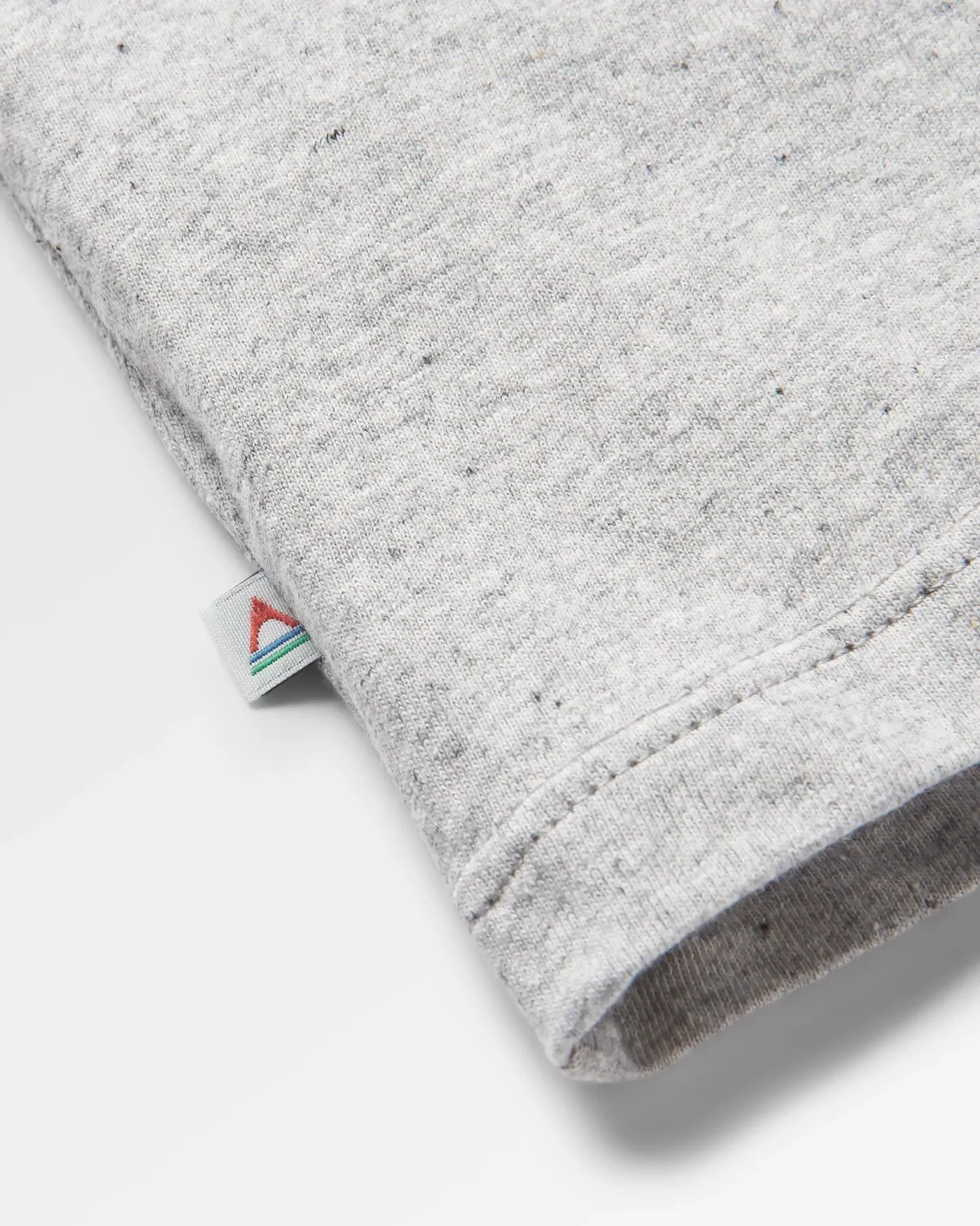 T-shirt en coton recyclé avec logo classique - Gris chiné
