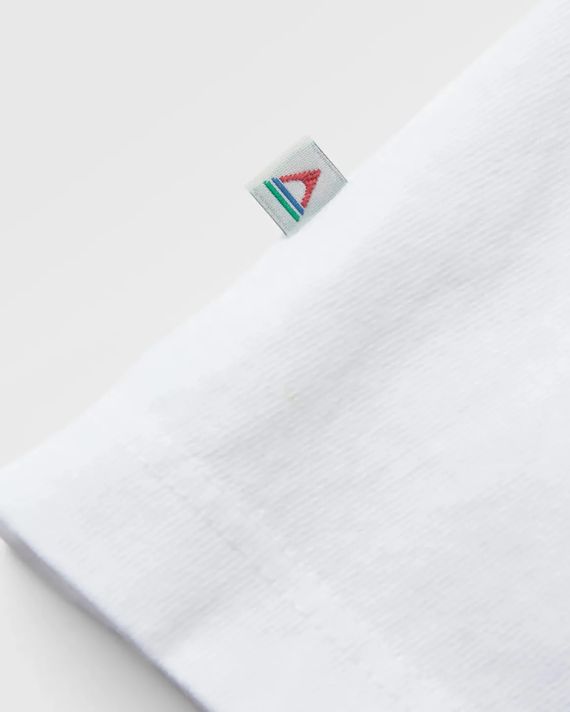 T-shirt en coton recyclé avec logo classique - Blanc