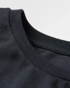T-shirt en coton recyclé Escapism - Noir