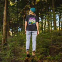T-shirt en coton recyclé Friday Collective - Noir