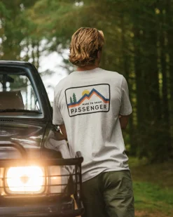 T-shirt en coton recyclé Made To Roam - Gris Marl
