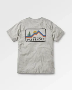 T-shirt en coton recyclé Made To Roam - Gris Marl