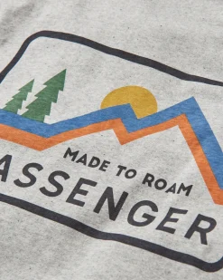 T-shirt en coton recyclé Made To Roam - Gris Marl