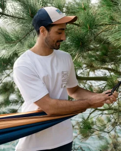 T-shirt en coton recyclé Nature - Blanc