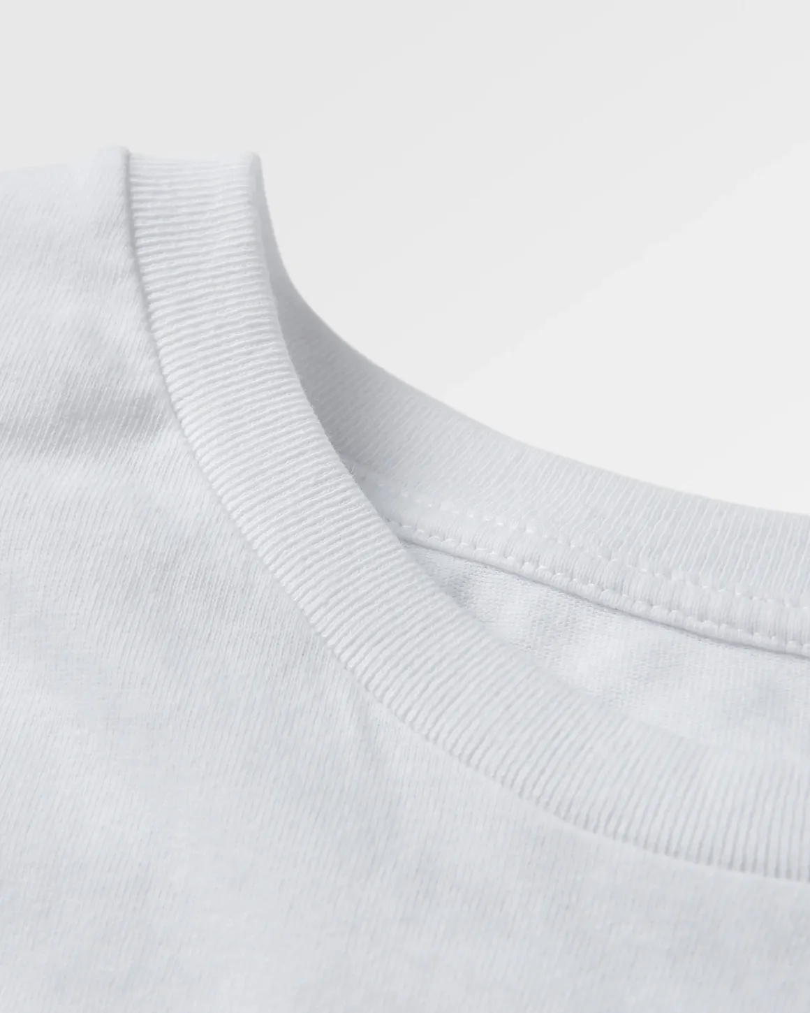 T-shirt en coton recyclé Nature - Blanc