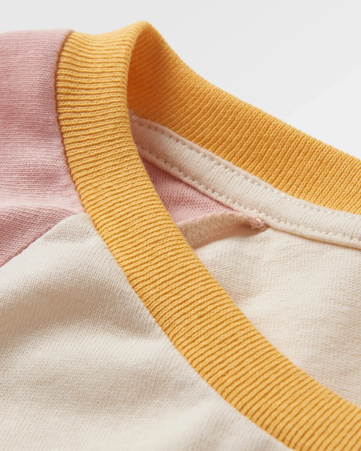 T-shirt manches longues en coton recyclé Riser - Birch