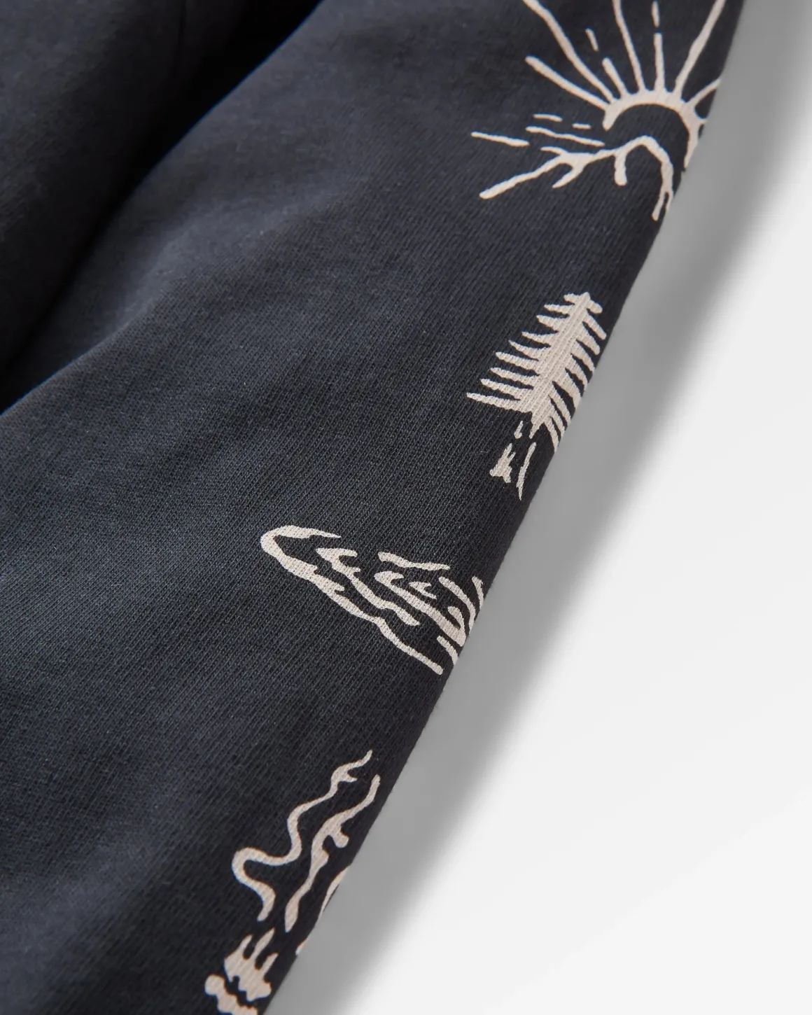 T-shirt manches longues en coton recyclé Dawn - Noir