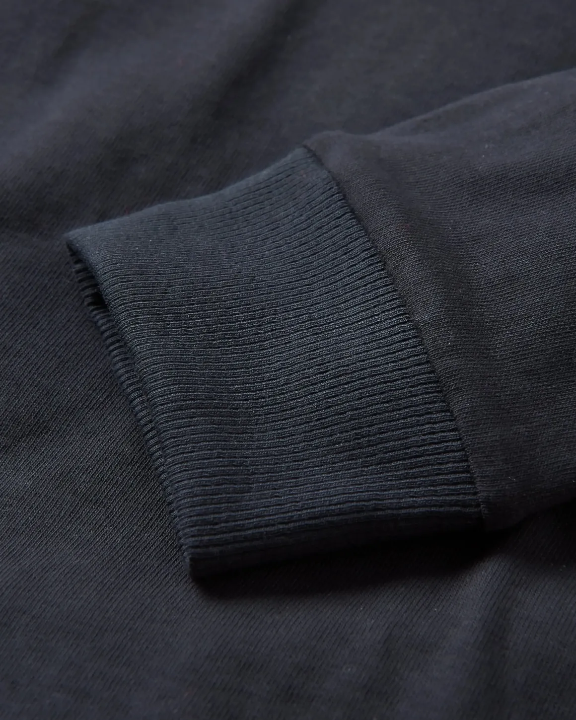 T-shirt manches longues en coton recyclé Dawn - Noir