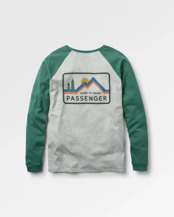 T-shirt manches longues recyclé Made To Roam - Gris Marl