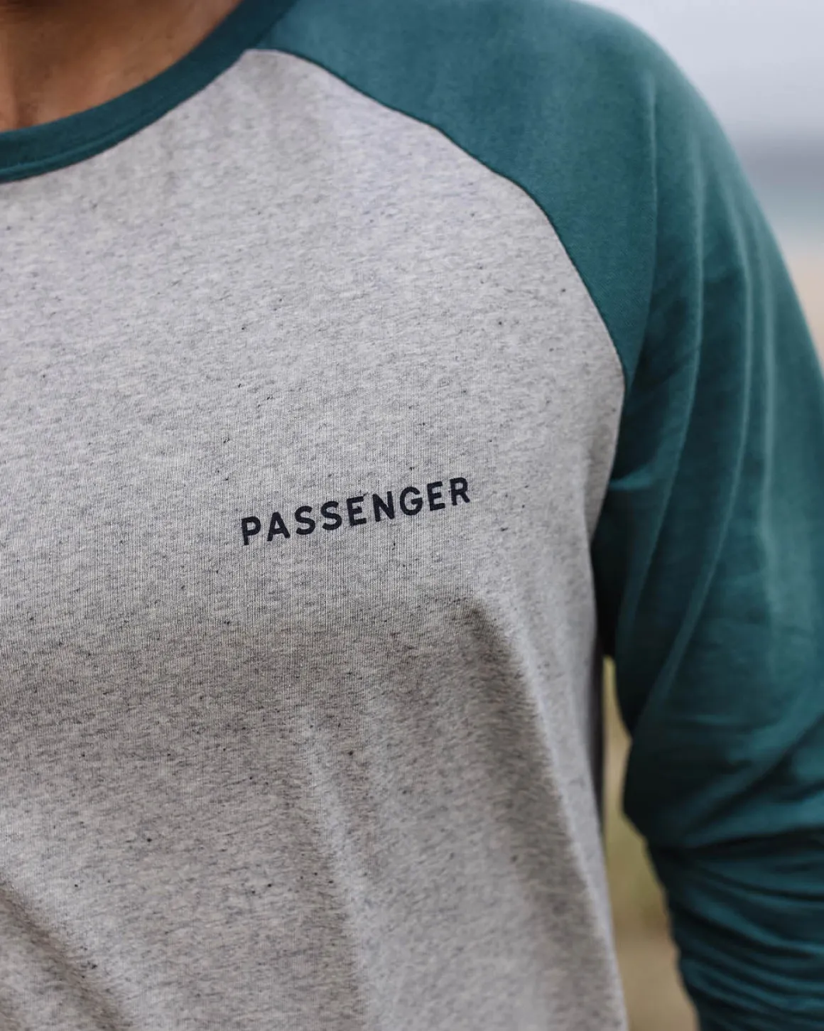 T-shirt manches longues recyclé Made To Roam - Gris Marl