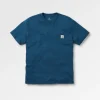 T-shirt Relaxed Fit Recyclé Heritage - Denim Foncé