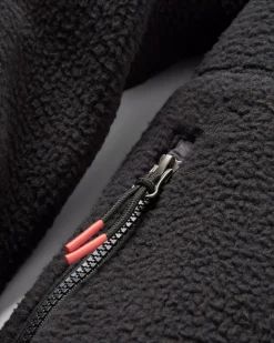 Ventura 1/2 Zip Recycled Sherpa Fleece - Noir