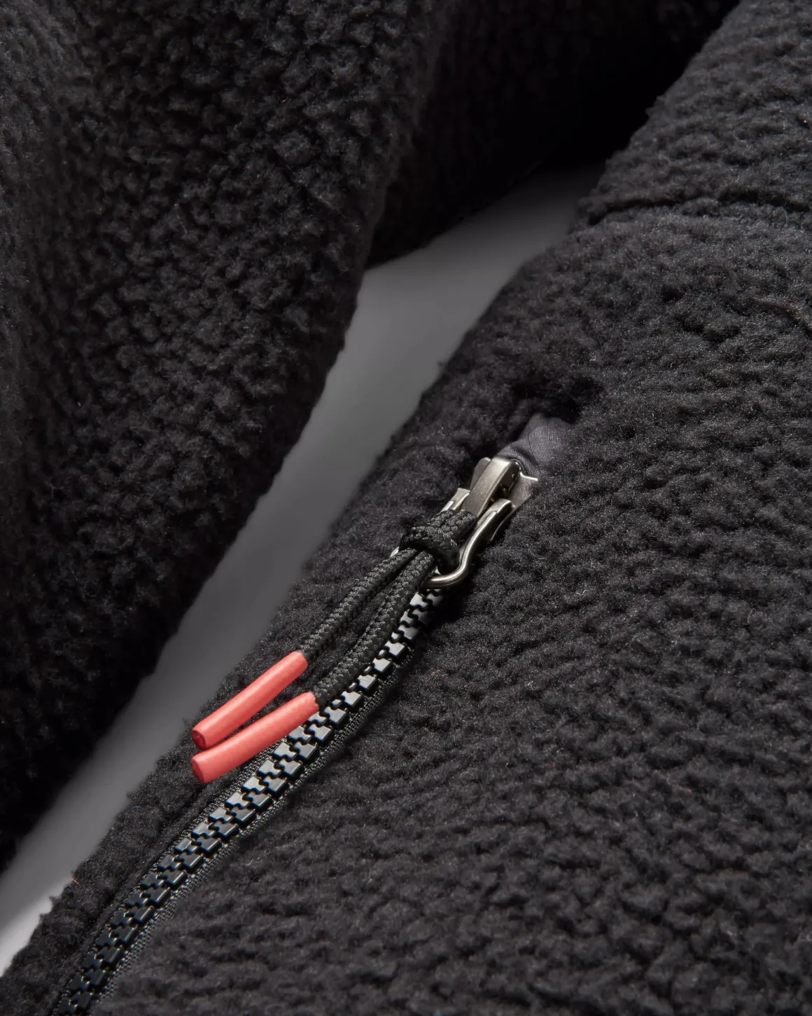 Ventura 1/2 Zip Recycled Sherpa Fleece - Noir
