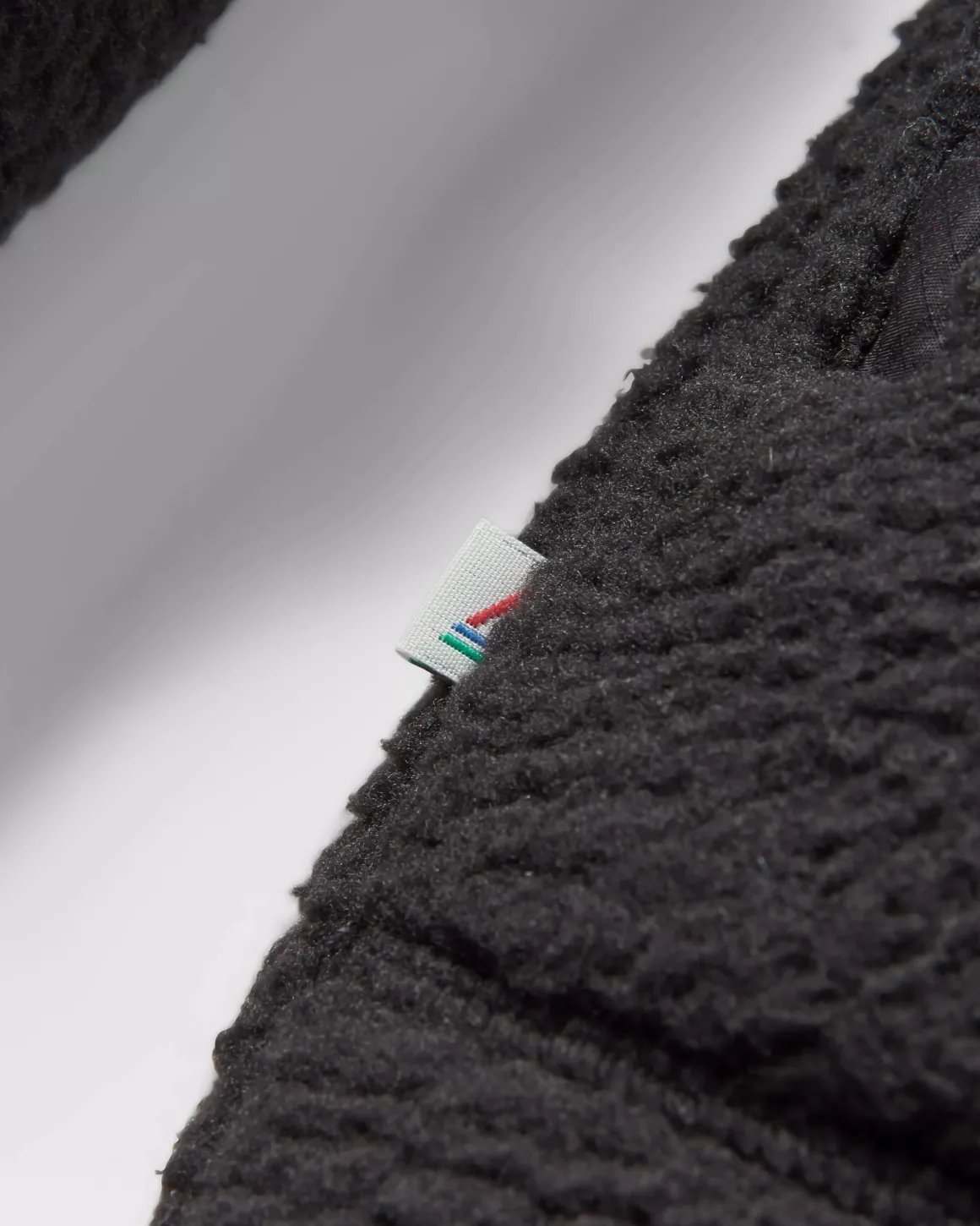 Ventura 1/2 Zip Recycled Sherpa Fleece - Noir