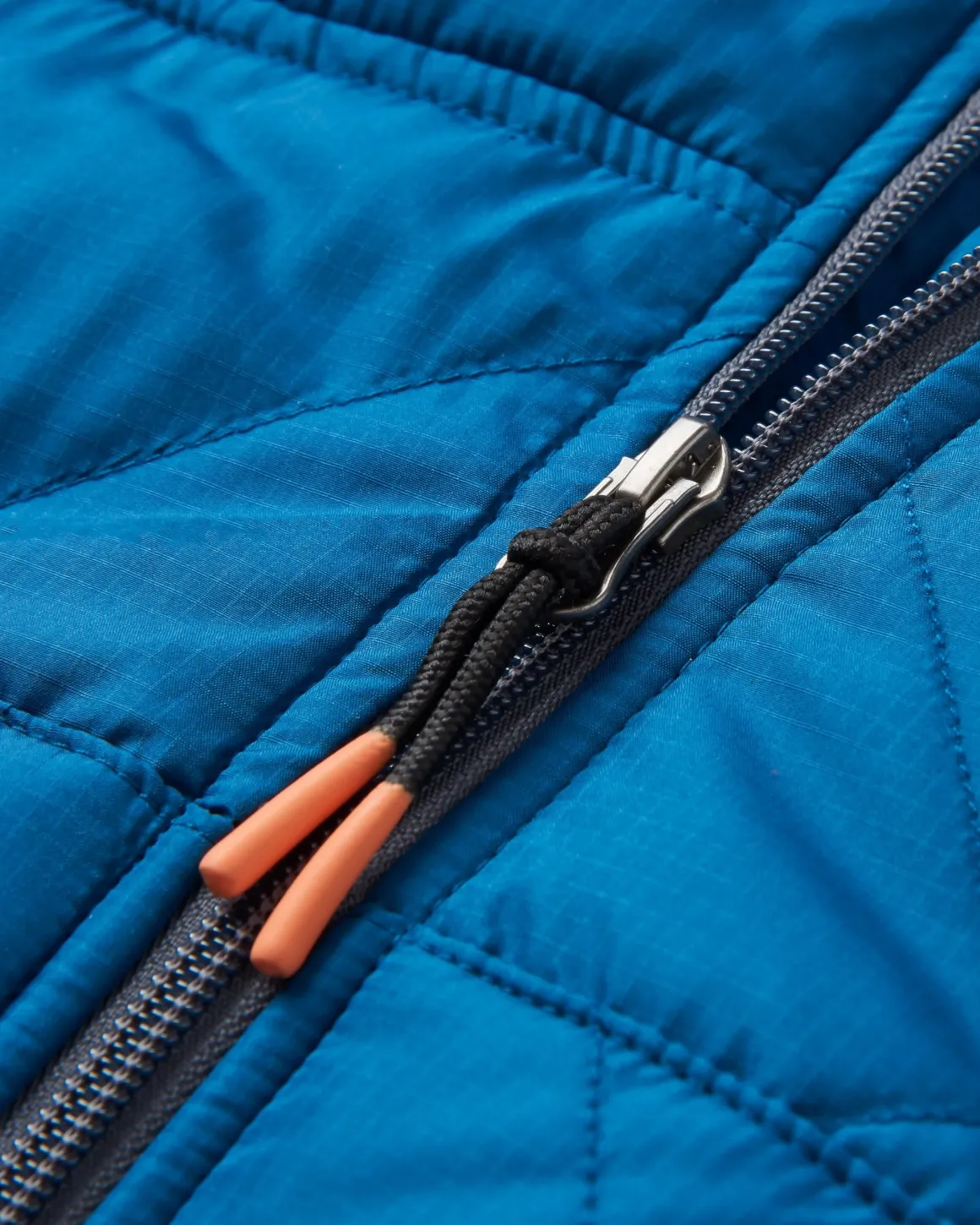 Veste à fermeture éclair complète isolée recyclée Dylan - Bleu Tidal