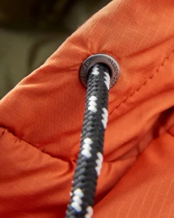 Veste Dylan Recyclée et Isolée à Fermeture Éclair Complète - Orange Brûlé