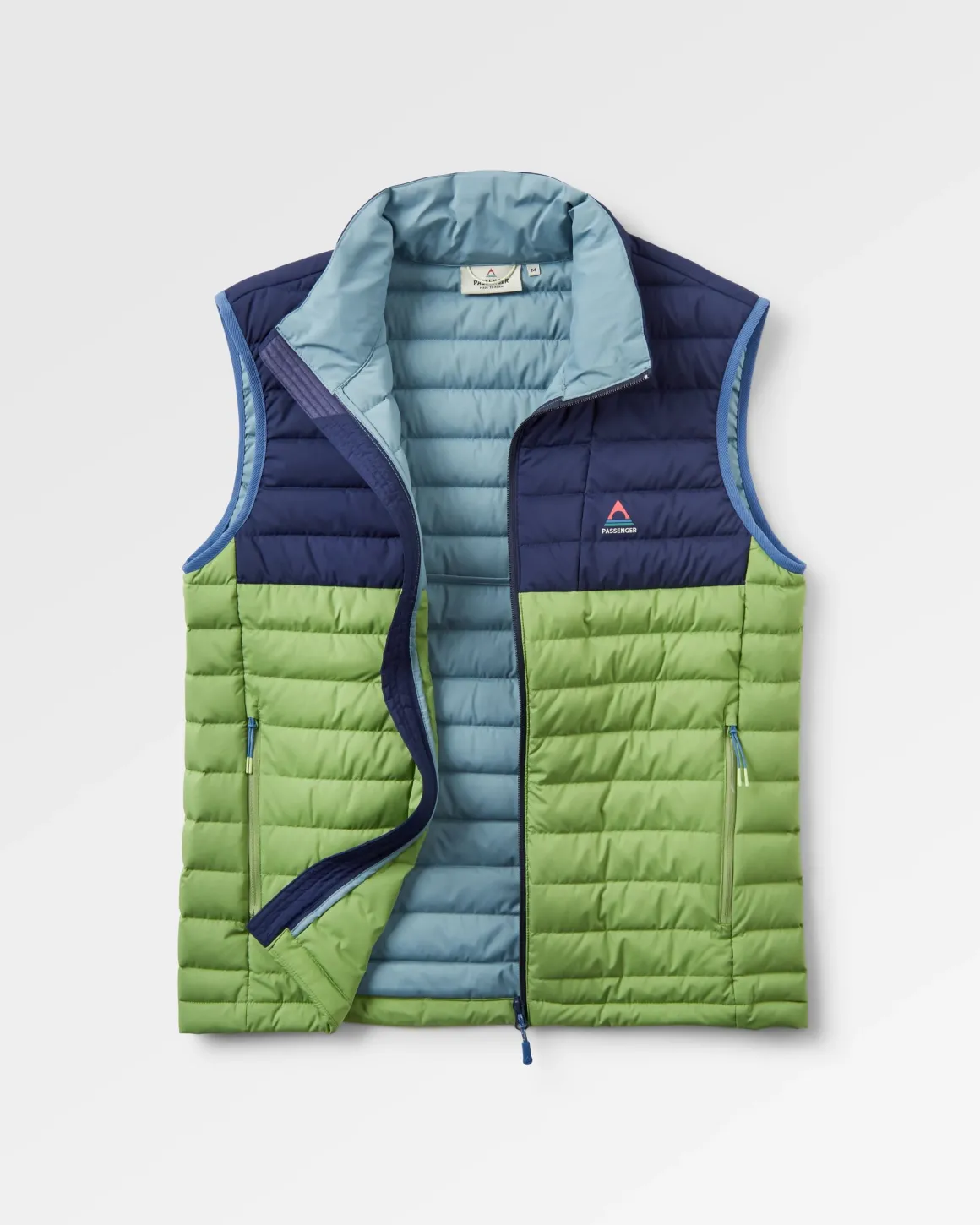 Veste en duvet recyclé Ashland - Rich Navy/Pear Green