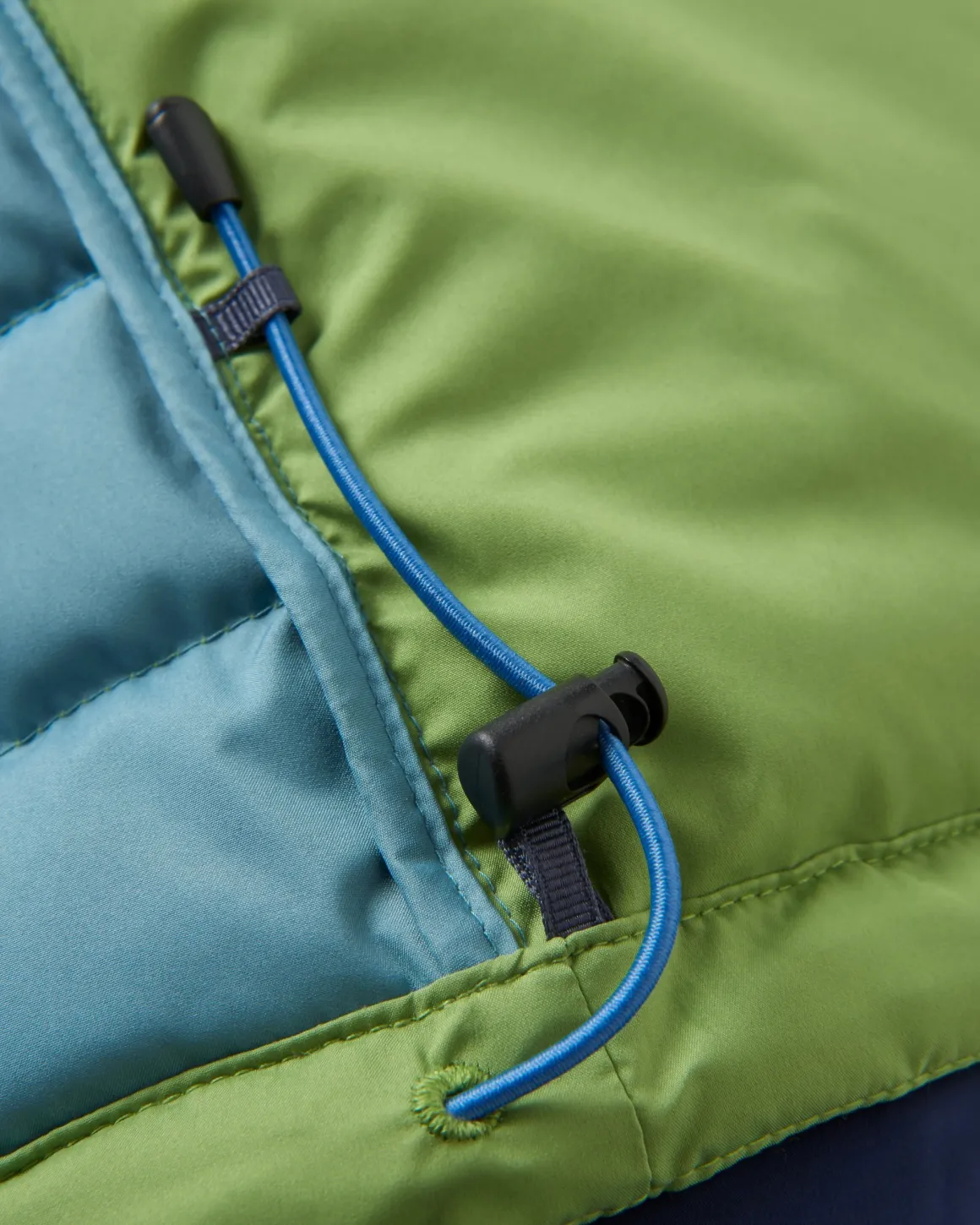 Veste en duvet recyclé Ashland - Rich Navy/Pear Green
