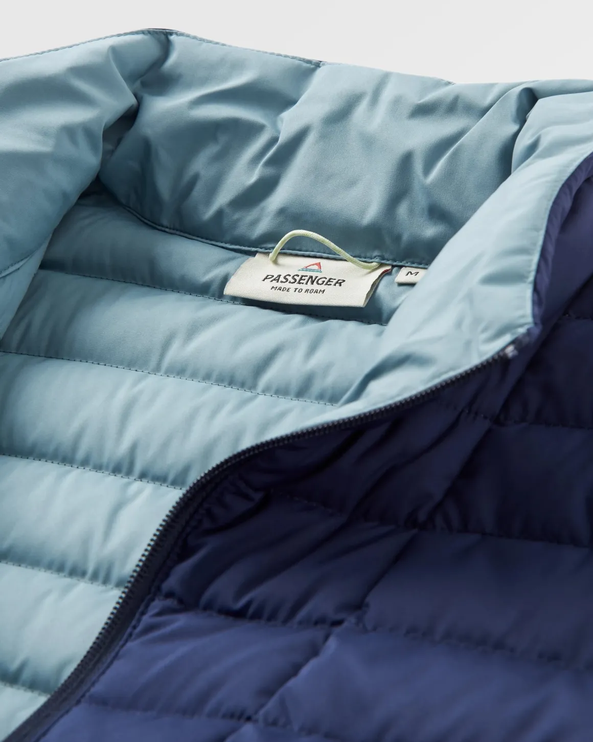 Veste en duvet recyclé Ashland - Rich Navy/Pear Green