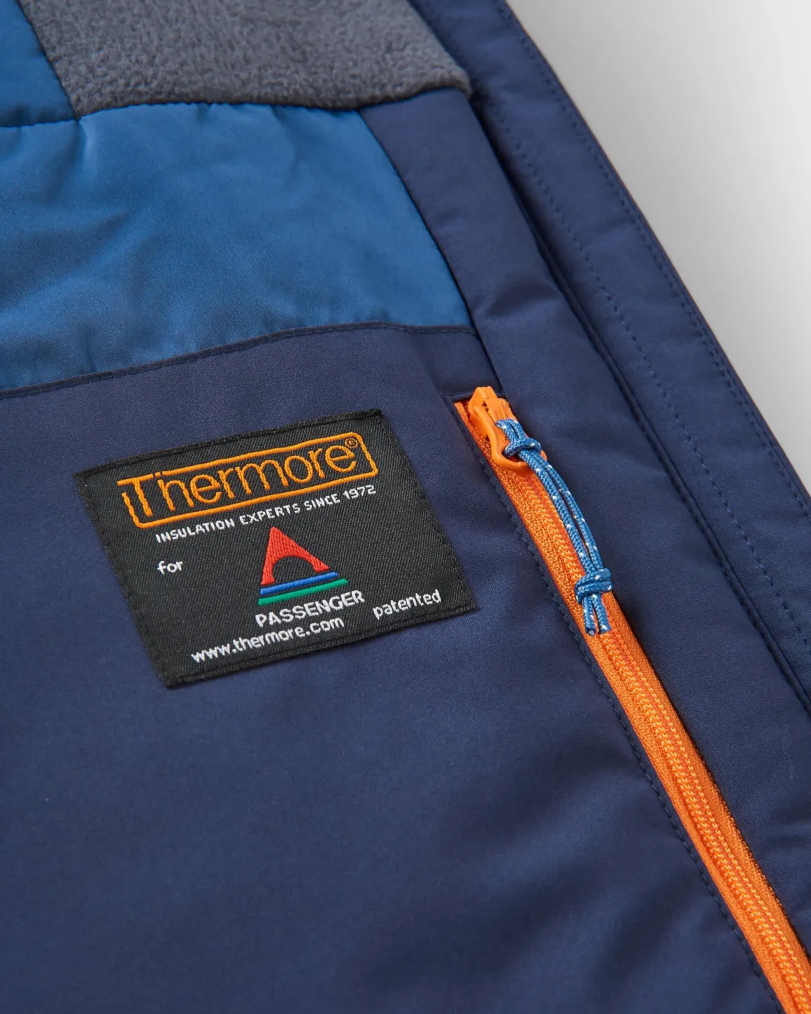 Veste Imperméable Isolée Élevée - Bleu Marine