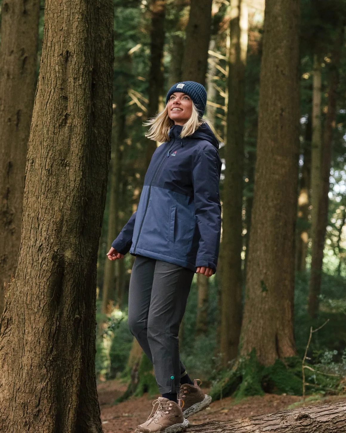Veste Imperméable Isolée Élevée - Bleu Marine