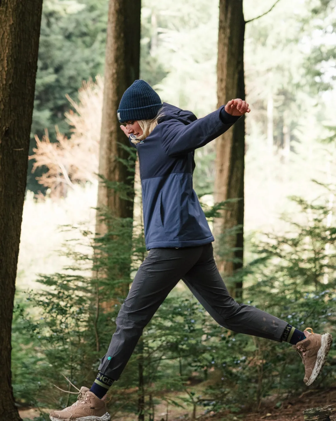 Veste Imperméable Isolée Élevée - Bleu Marine