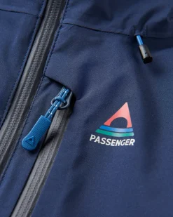 Veste Imperméable Isolée Élevée - Bleu Marine