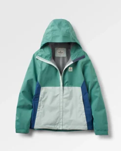 Veste Imperméable Recyclée Rainstorm - Deep Sea/Surf Spray