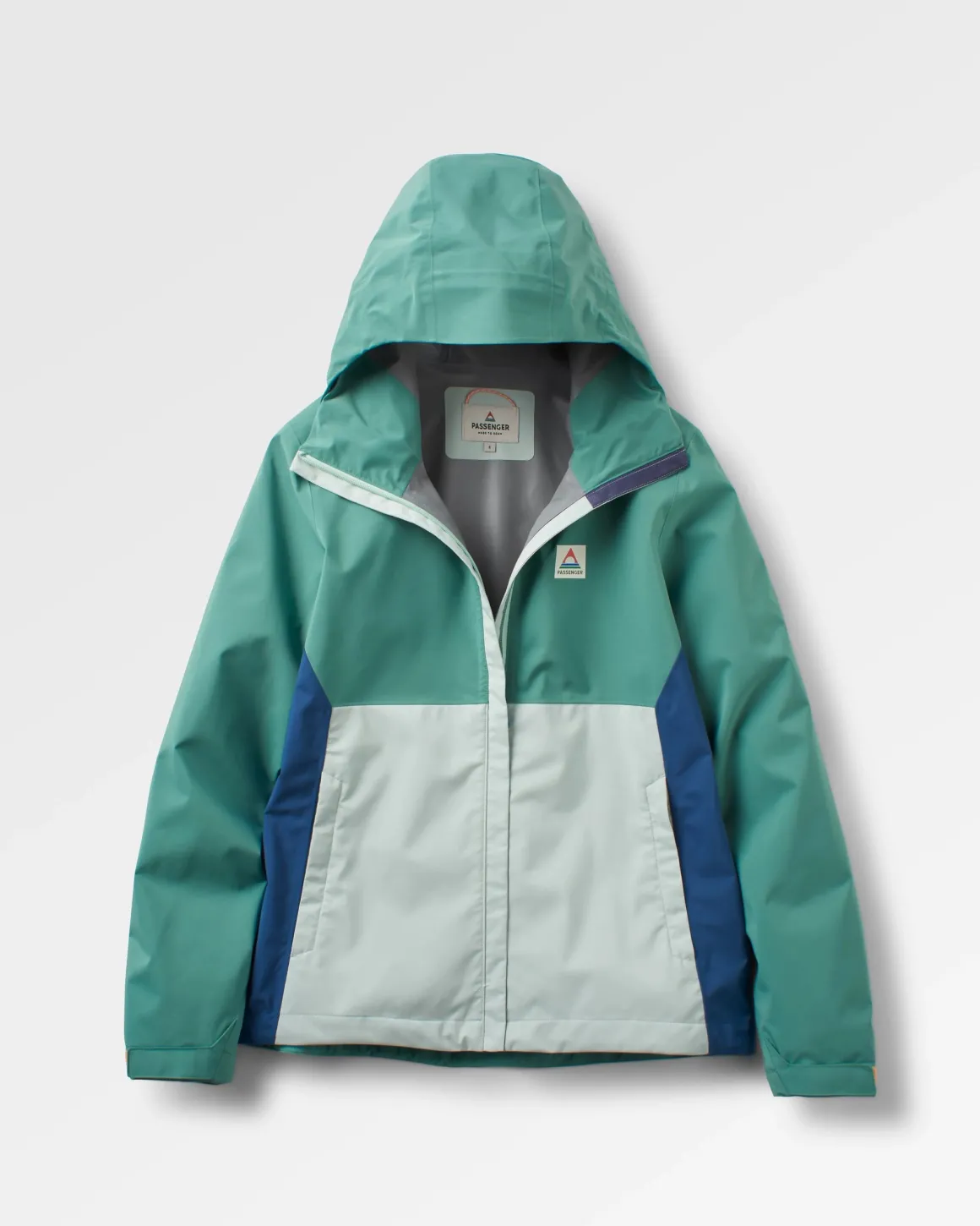Veste Imperméable Recyclée Rainstorm - Deep Sea/Surf Spray