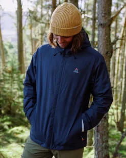 Veste Imperméable Recyclée Downpour - Rich Navy