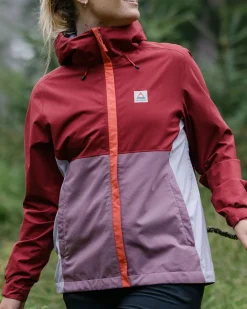 Veste Imperméable Recyclée Rainstorm - Forest Berry/Berry