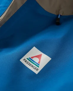 Veste Imperméable Recyclée Downpour - Tidal Blue/Arctic/Dusty Olive