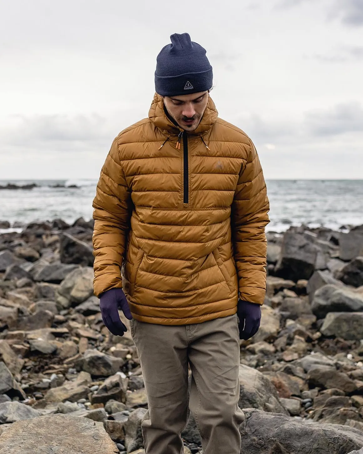 Veste Isolante Recyclée Crest - Marron Doré