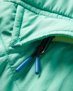 Veste Isolée Recyclée de l'Océan 1/2 Zip - Vert Épicéa