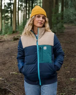 Veste Isolée Recyclée Inspire - Marine Riche