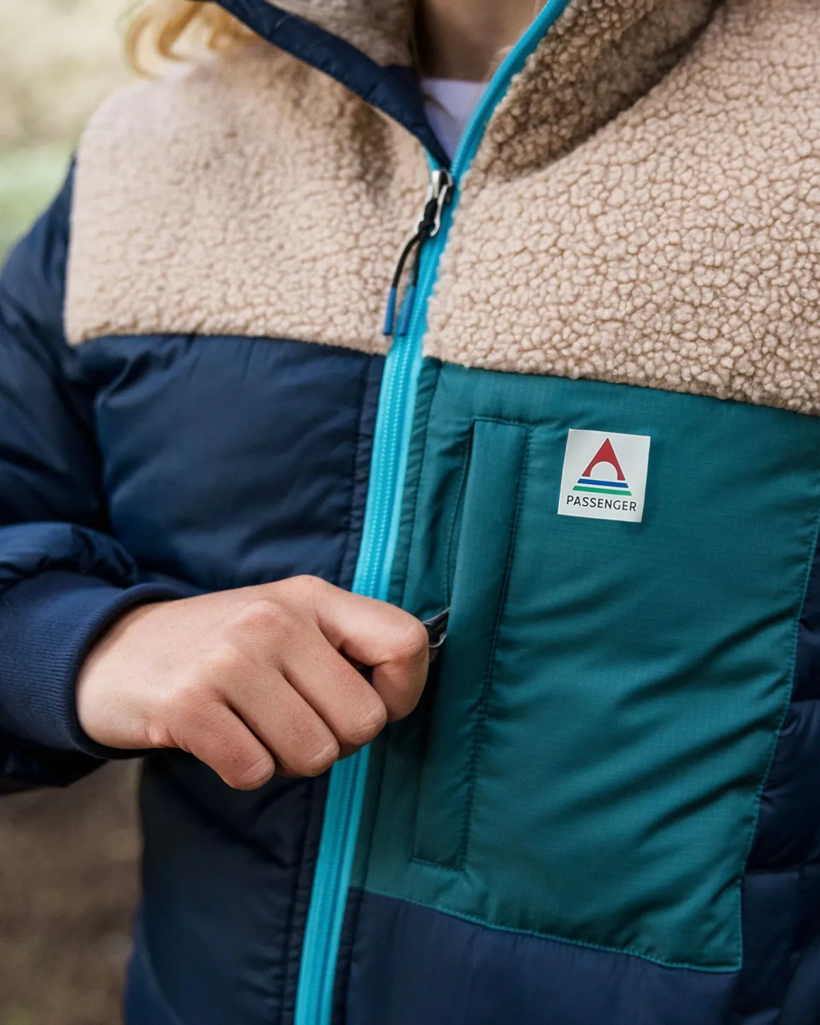 Veste Isolée Recyclée Inspire - Marine Riche
