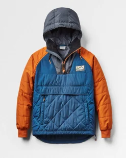 Veste Isolée Recyclée Océan 1/2 Zip - Ensign Blue