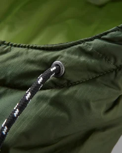 Veste Isolée Recyclée Océan 1/2 Zip - Montagne Abstraite Sapin