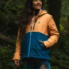 Veste Isolée Résistante à l'Eau Terrain - Corsair Blue/ Apricot