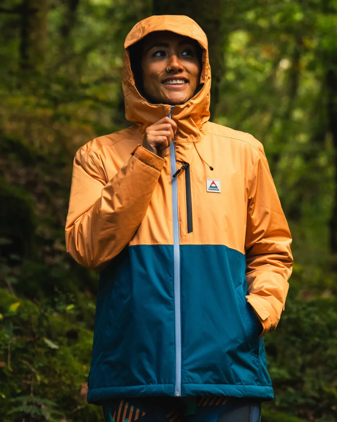 Veste Isolée Résistante à l'Eau Terrain - Corsair Blue/ Apricot