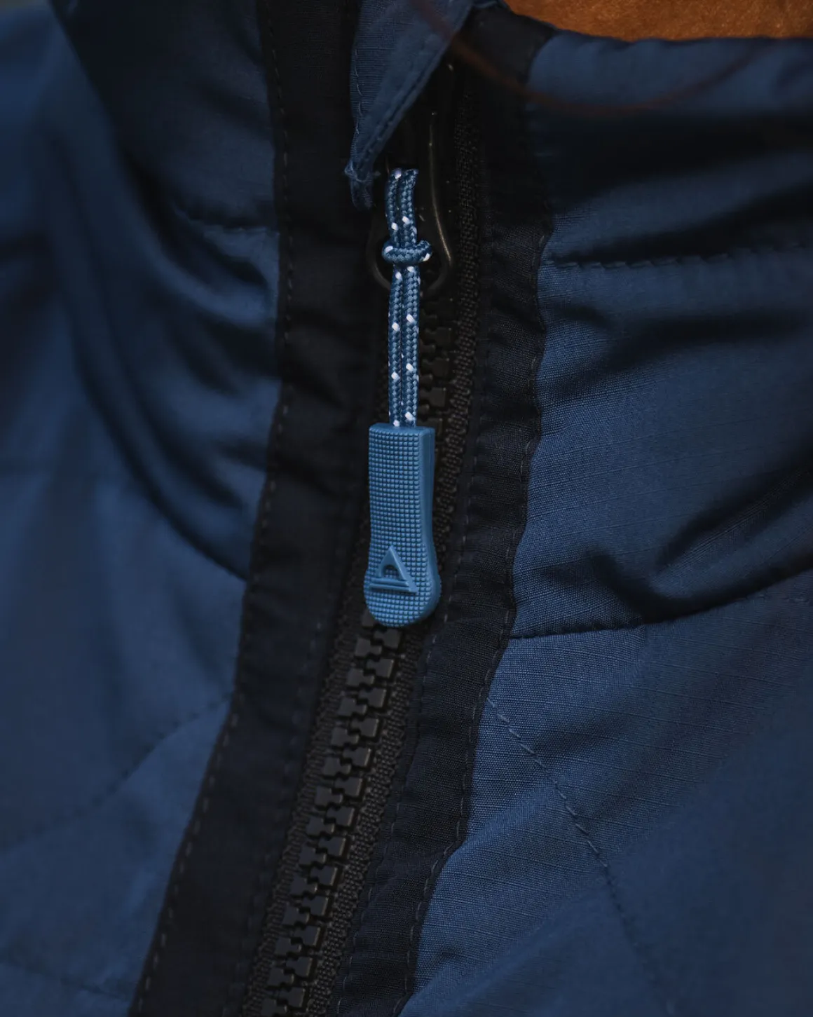 Veste Isolée Trace Recycled Thermore® - Denim Foncé/ Abricot