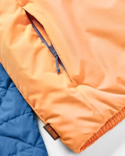 Veste Isolée Trace Recycled Thermore® - Denim Foncé/ Abricot
