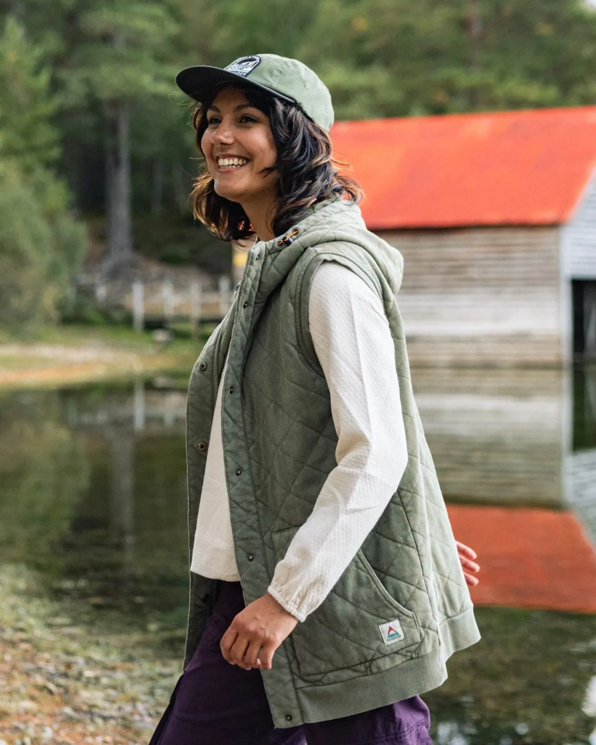 Veste matelassée recyclée Clementine - Kaki
